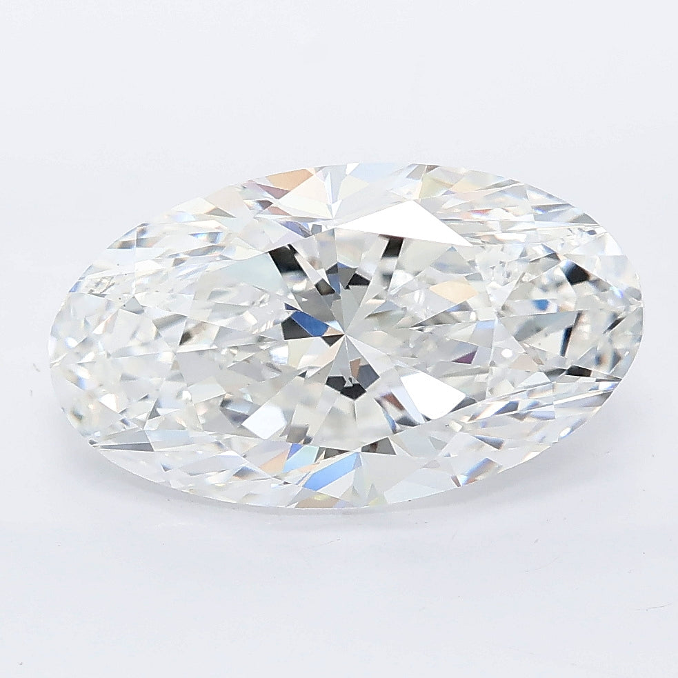 4.00 carat moval lab grown diamond E color VS1 clarity