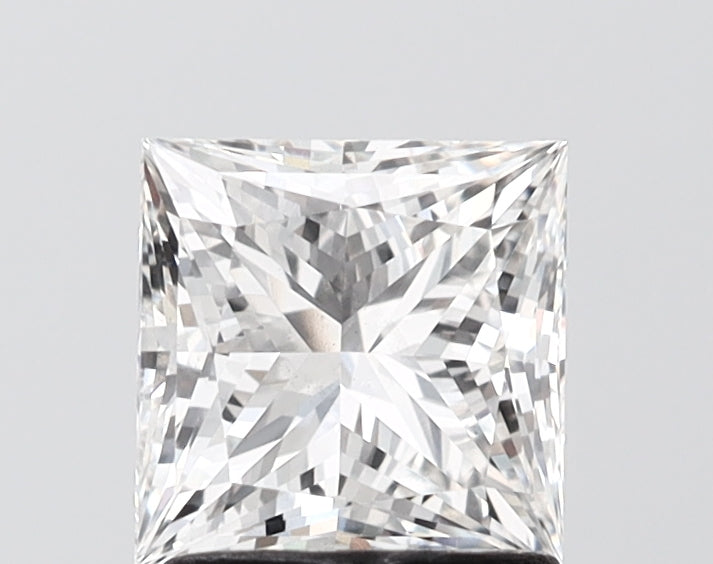 1.54 carat princess lab grown diamond F color VS1 clarity