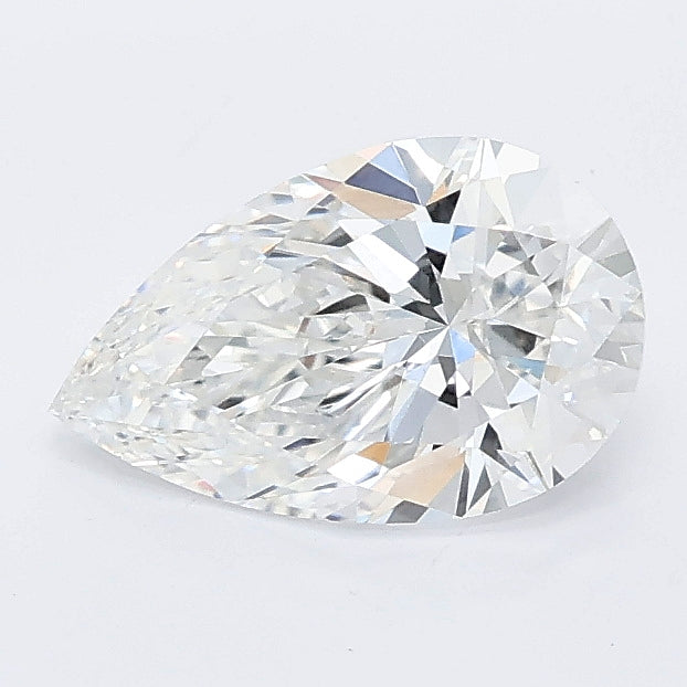 1.01 carat pear lab grown diamond E color VVS2 clarity