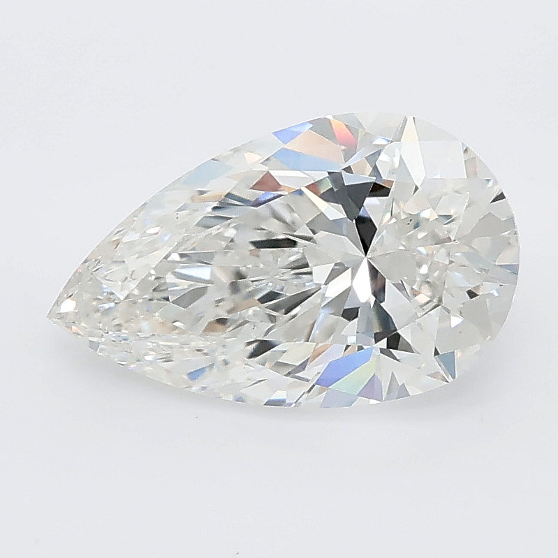 2.00 carat pear lab grown diamond F color VS1 clarity