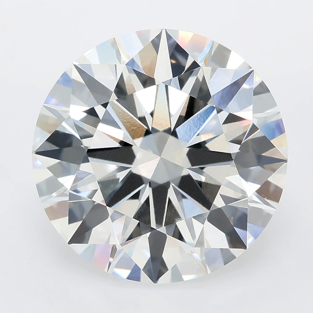 8.08 carat round lab grown diamond E color VS1 clarity