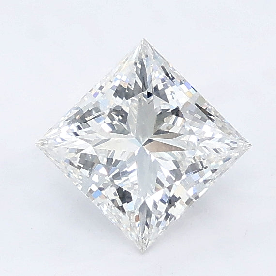 1.00 carat princess lab grown diamond E color VS1 clarity