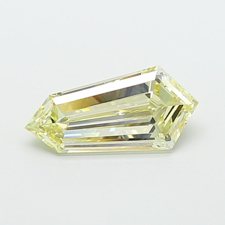 2.01 carat shield lab grown diamond Q color VS1 clarity