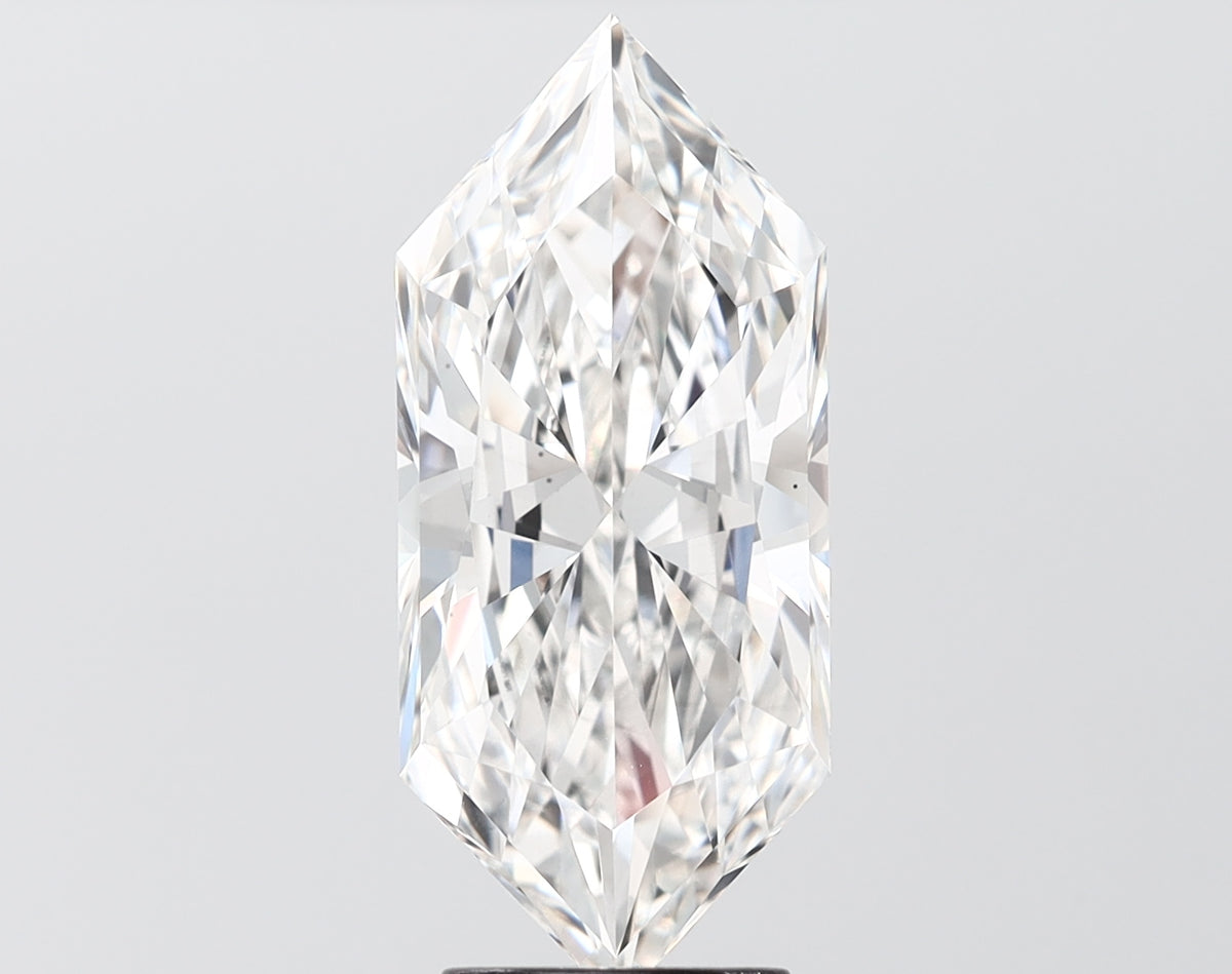 4.09 carat dutch marquise lab grown diamond F color VS1 clarity