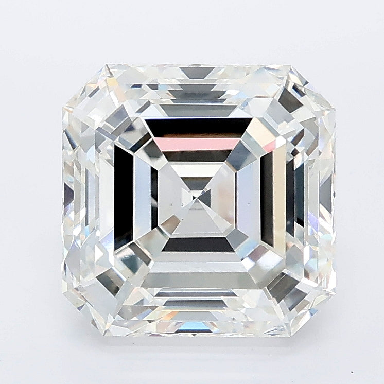 3.60 carat asscher lab grown diamond F color VS1 clarity