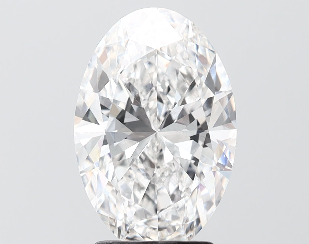 3.00 carat oval lab grown diamond E color VS1 clarity