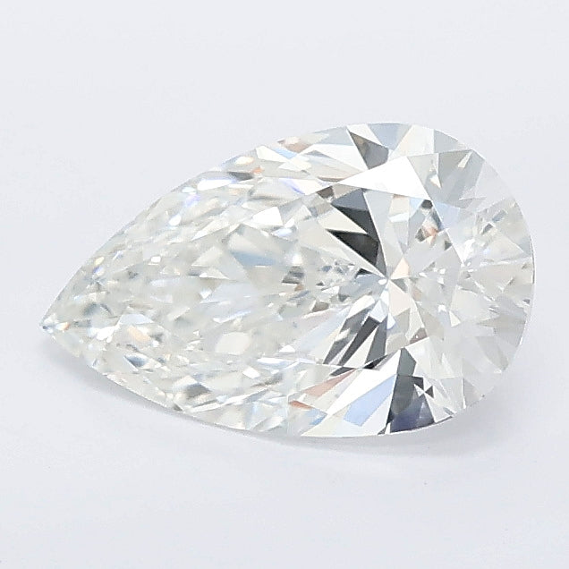 1.06 carat pear lab grown diamond E color VVS2 clarity