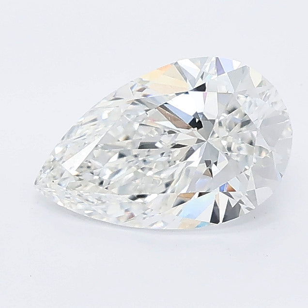 1.01 carat pear lab grown diamond E color VVS1 clarity
