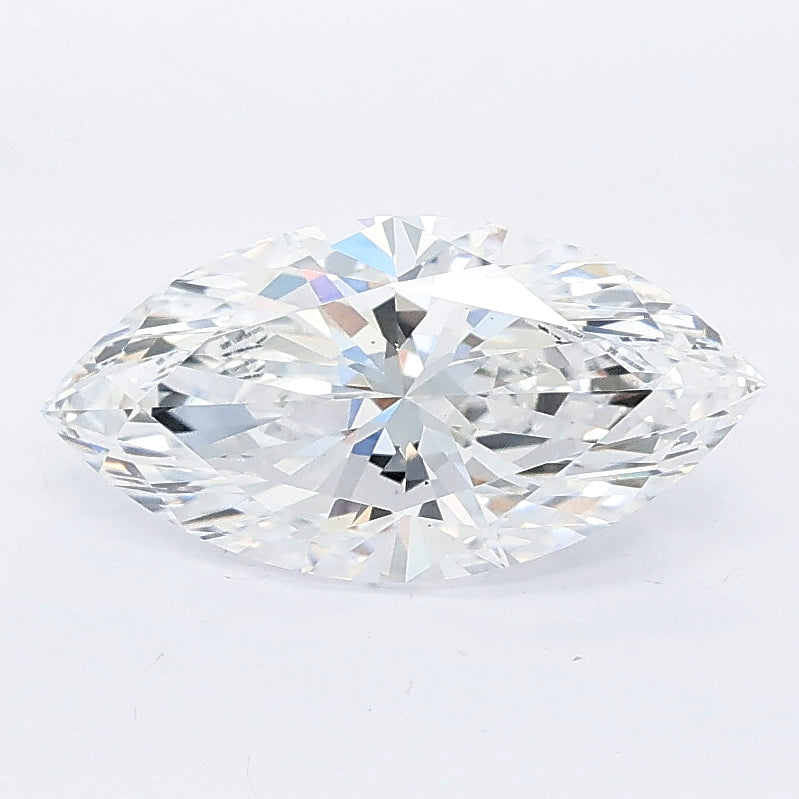 1.54 carat marquise lab grown diamond D color VS1 clarity