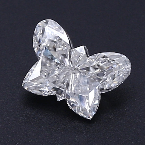 1.46 carat butterfly lab grown diamond E color VVS2 clarity