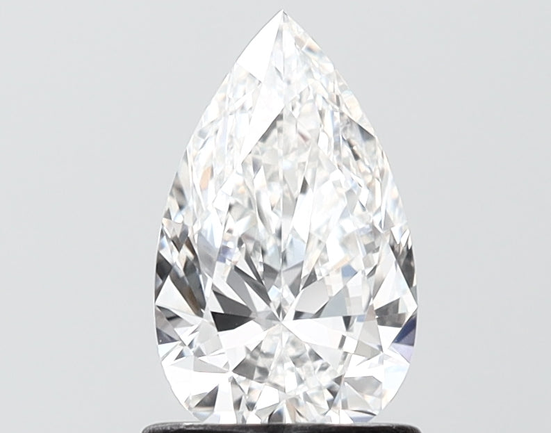 1.03 carat pear lab grown diamond E color VS1 clarity