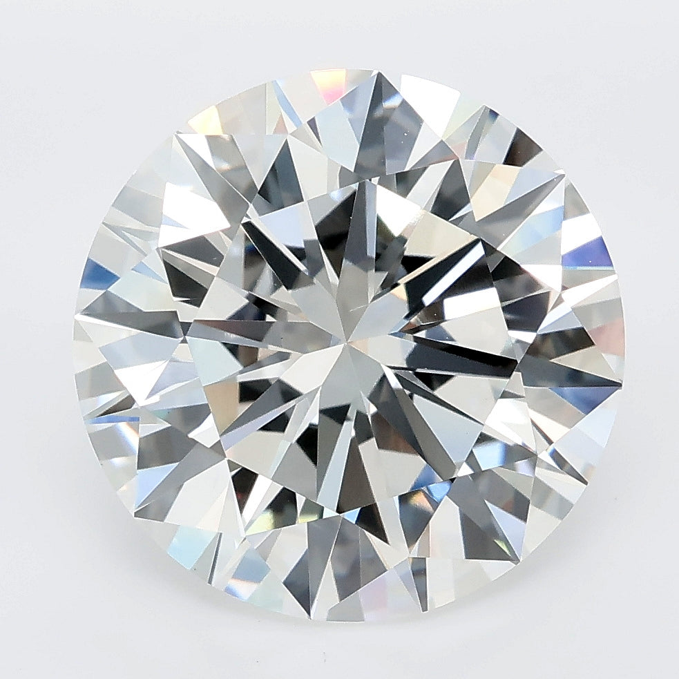 7.99 carat round lab grown diamond E color VS1 clarity