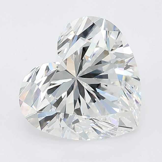 2.02 carat heart lab grown diamond E color VVS2 clarity