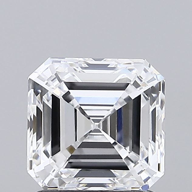 1.53 carat asscher lab grown diamond D color VS1 clarity