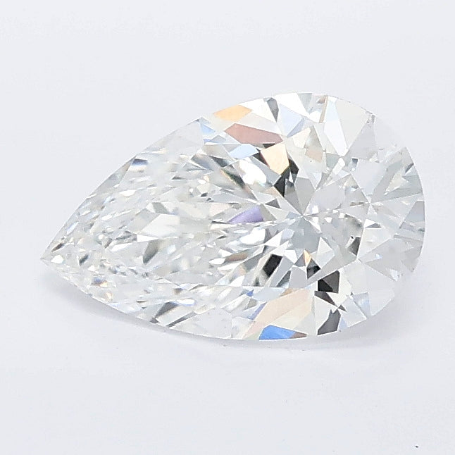 1.08 carat pear lab grown diamond D color VS1 clarity