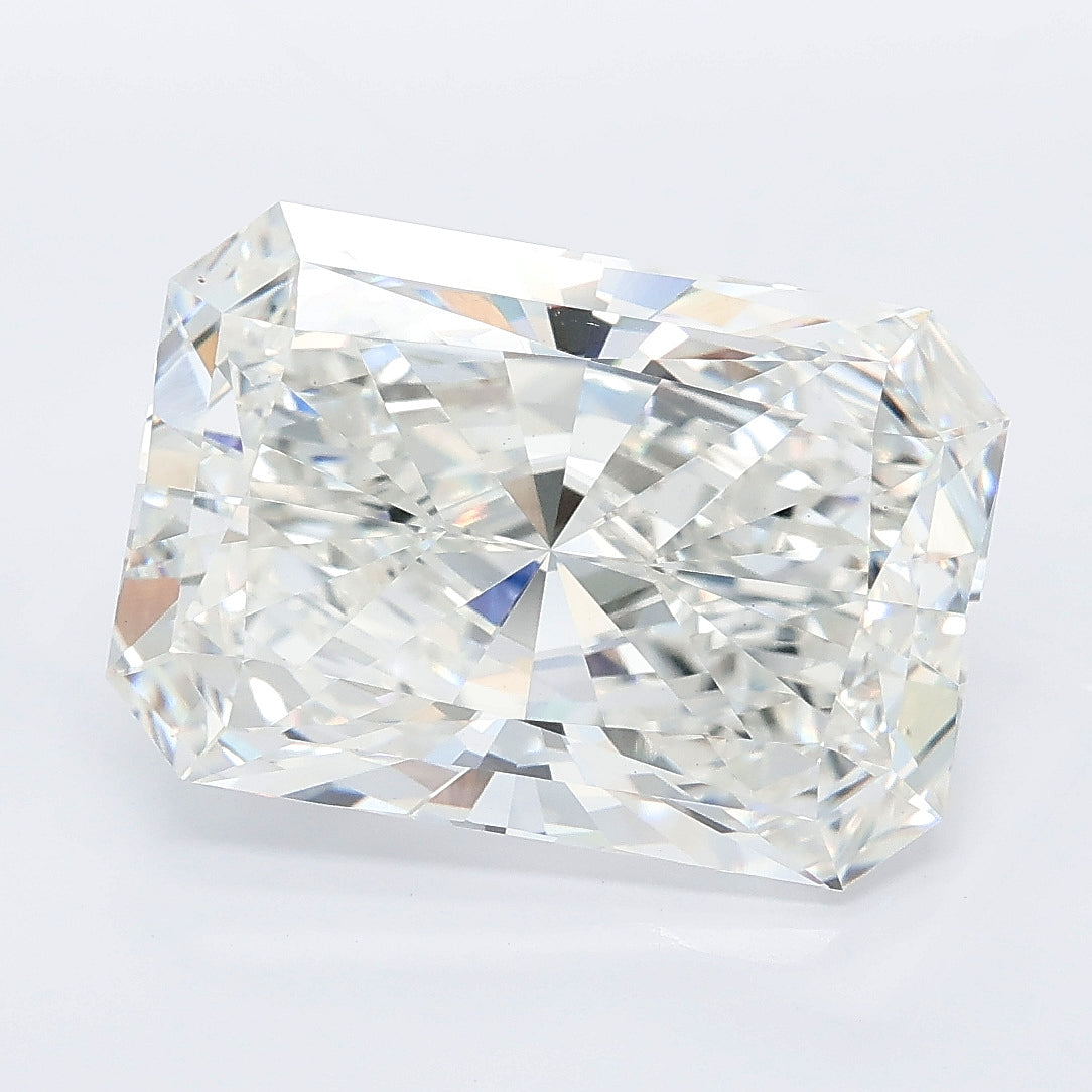 7.09 carat radiant lab grown diamond F color VS1 clarity