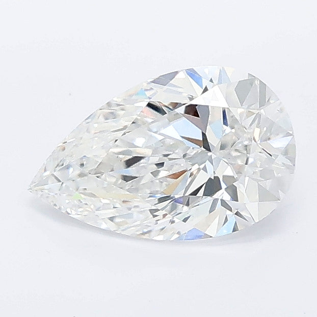 1.00 carat pear lab grown diamond E color VS1 clarity