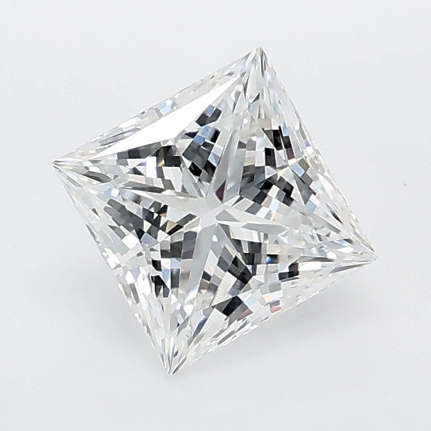 1.07 carat princess lab grown diamond D color VVS2 clarity
