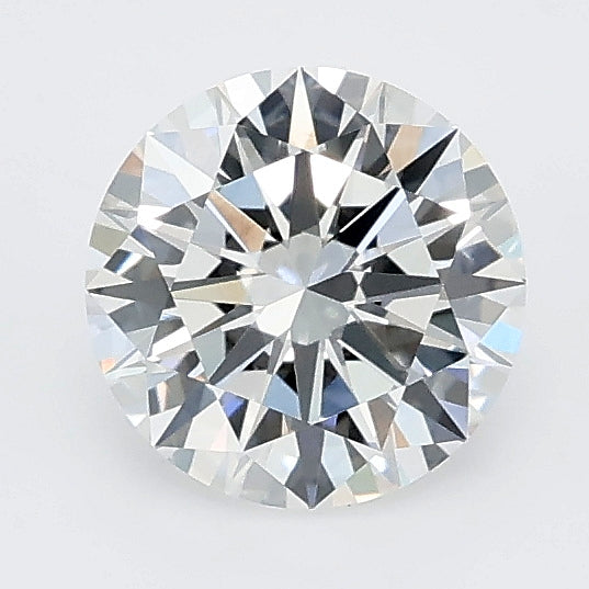 1.01 carat round lab grown diamond D color VVS2 clarity