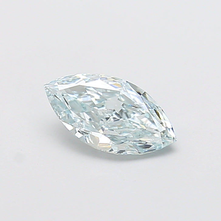 1.08 carat fancy green marquise lab grown diamond VS2 clarity