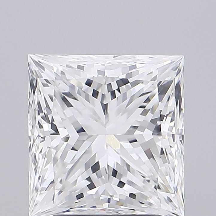 3.20 carat princess lab grown diamond E color VS1 clarity