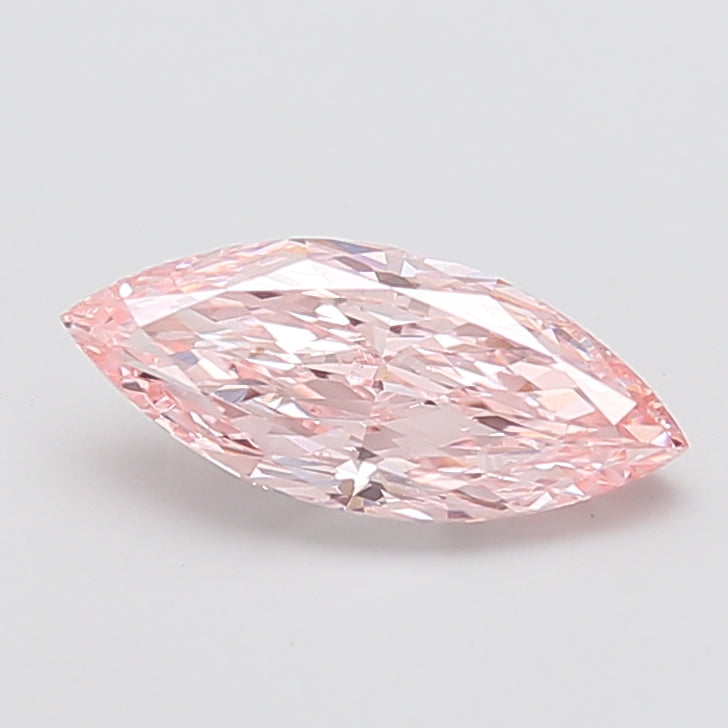 2.04 carat fancy intense pink marquise lab grown diamond VS1 clarity