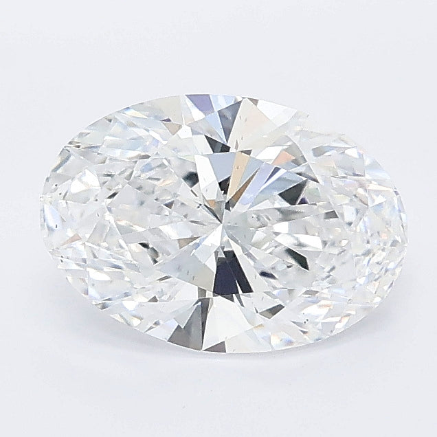 1.26 carat oval lab grown diamond D color VS2 clarity