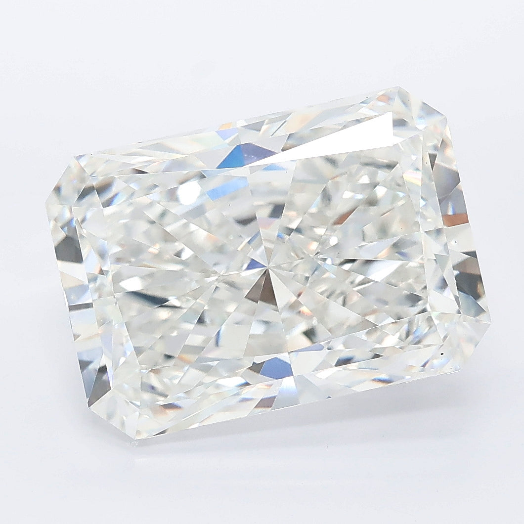 7.10 carat radiant lab grown diamond F color VVS2 clarity