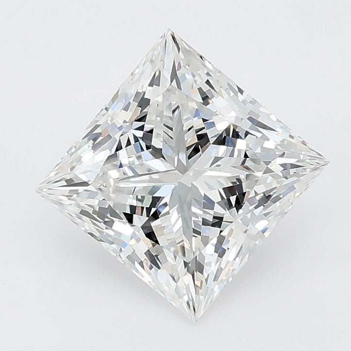 2.07 carat princess lab grown diamond E color VS1 clarity