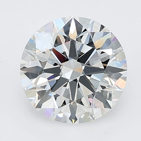 1.27 carat round lab grown diamond E color VVS2 clarity