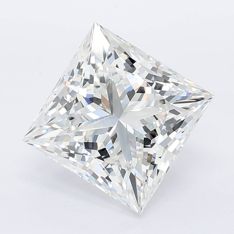 3.09 carat princess lab grown diamond D color VVS2 clarity