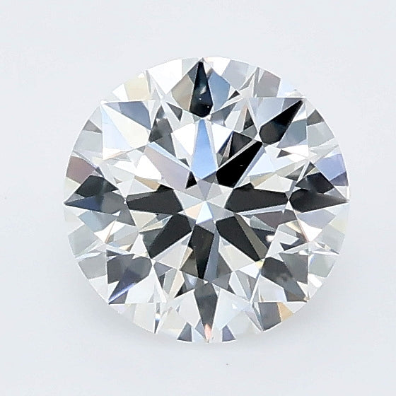 1.02 carat round lab grown diamond D color VVS2 clarity