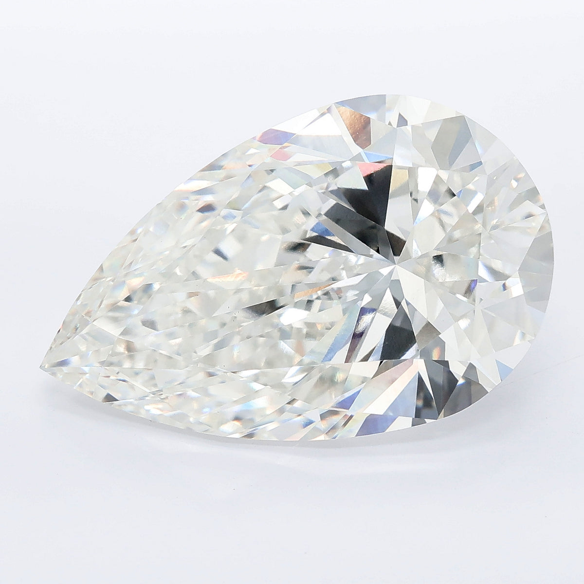 13.02 carat pear lab grown diamond F color VVS2 clarity