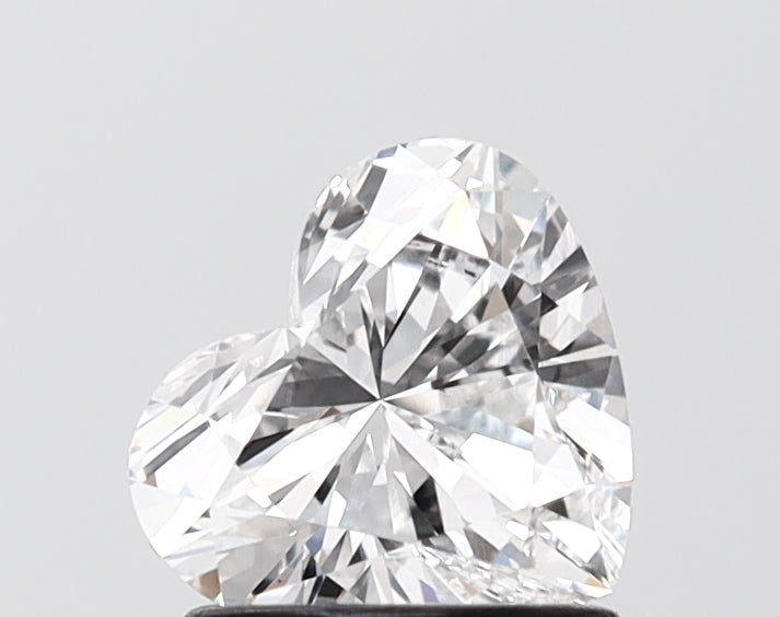 1.11 carat heart lab grown diamond E color VS1 clarity