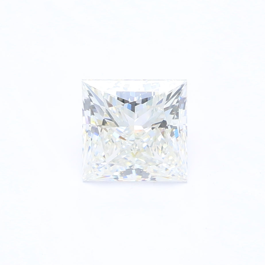 1.09 carat princess lab grown diamond F color VVS2 clarity
