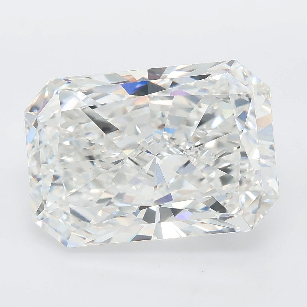 7.03 carat radiant lab grown diamond E color VVS2 clarity