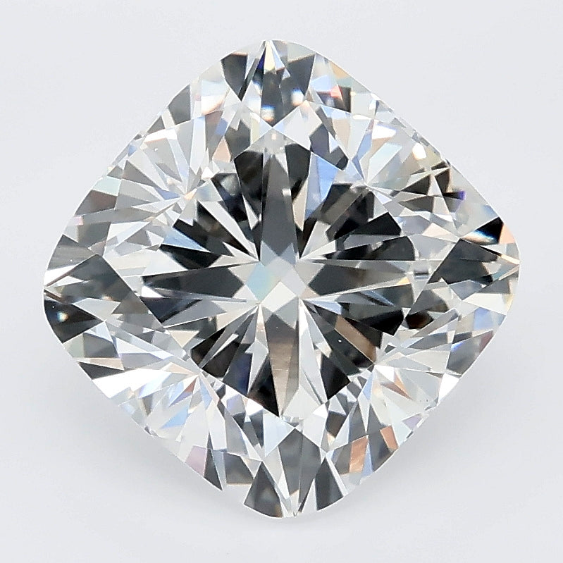 4.09 carat cushion lab grown diamond E color VVS2 clarity