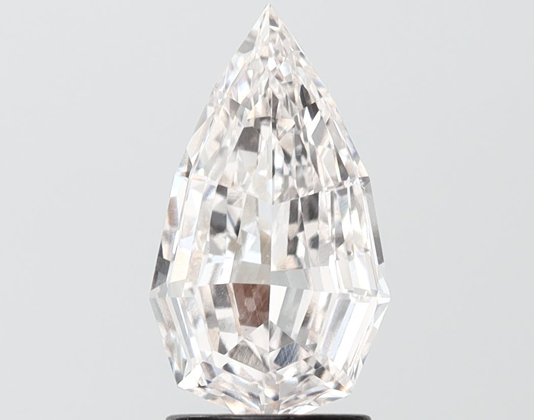 2.01 carat pear lab grown diamond G color VS1 clarity