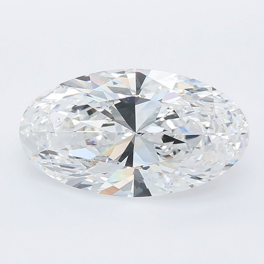 2.54 carat moval lab grown diamond D color VS1 clarity
