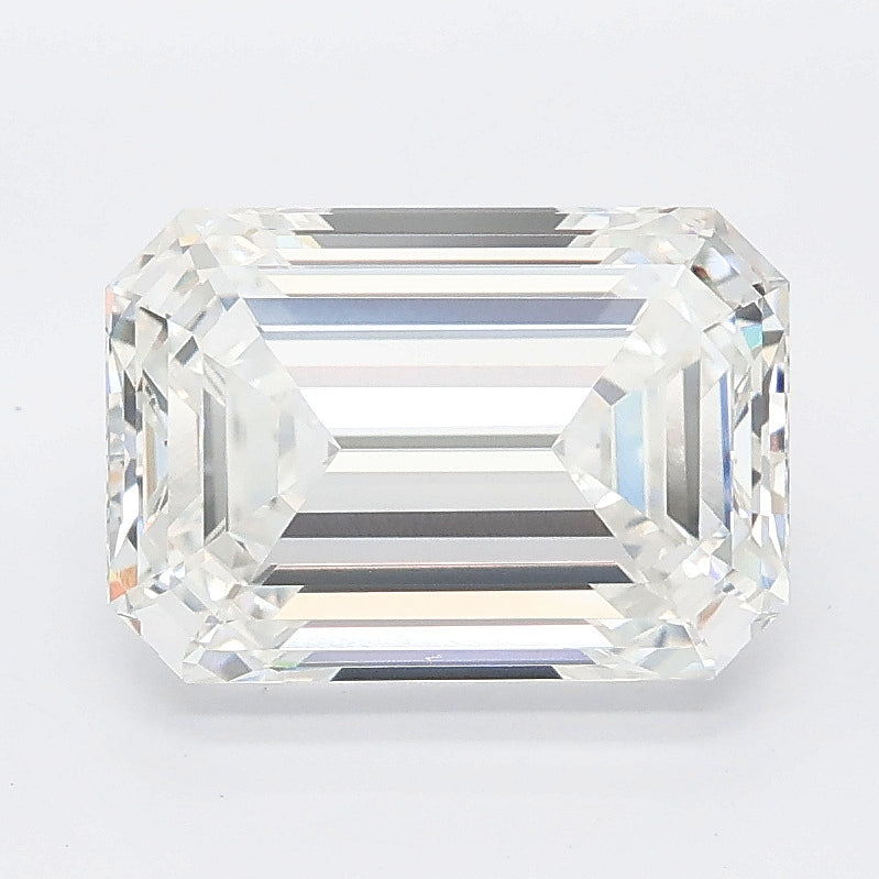 3.25 carat emerald lab grown diamond E color VVS2 clarity
