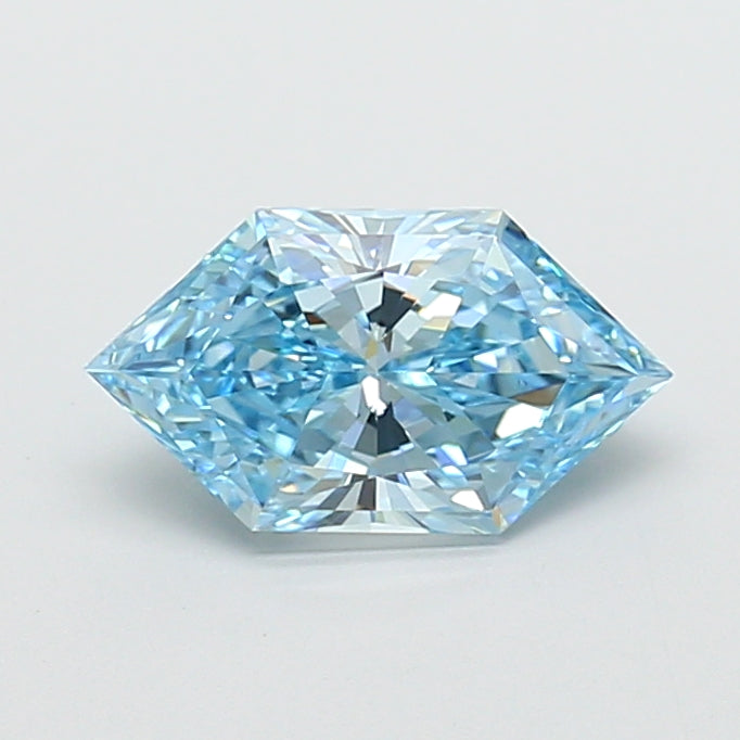 2.03 carat fancy vivid blue dutch marquise lab grown diamond VS1 clarity