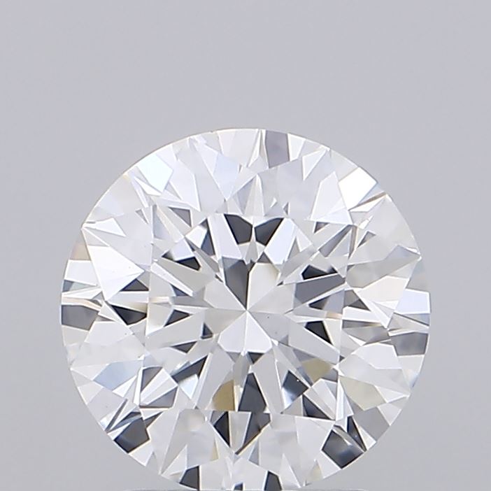 2.01 carat round lab grown diamond E color VS1 clarity