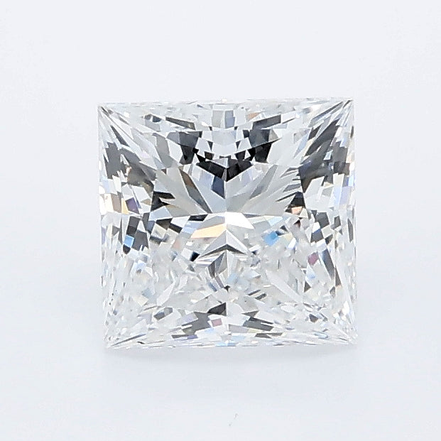 1.07 carat princess lab grown diamond D color VVS2 clarity