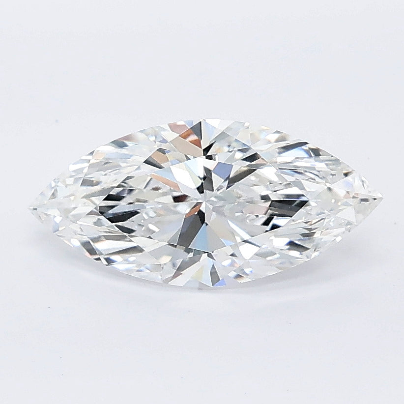 1.26 carat marquise lab grown diamond D color VVS2 clarity