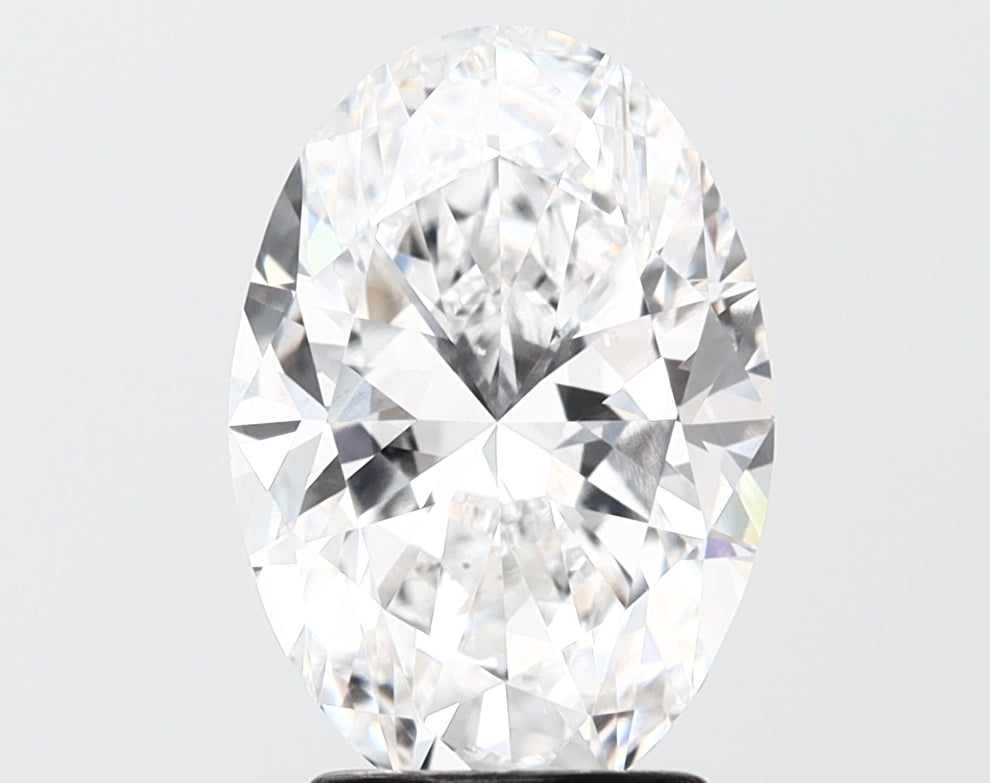 3.01 carat oval lab grown diamond D color VS1 clarity
