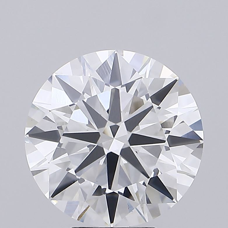 6.03 carat round lab grown diamond F color VS1 clarity