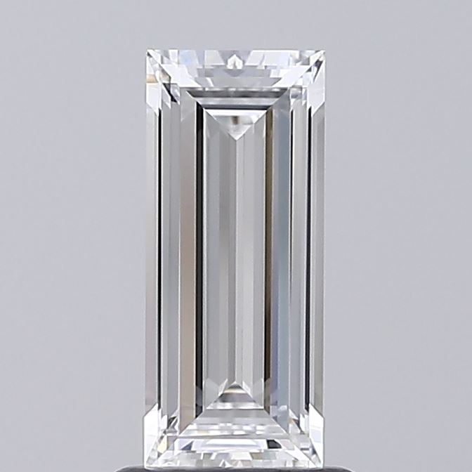 1.04 carat baguette lab grown diamond D color VVS1 clarity