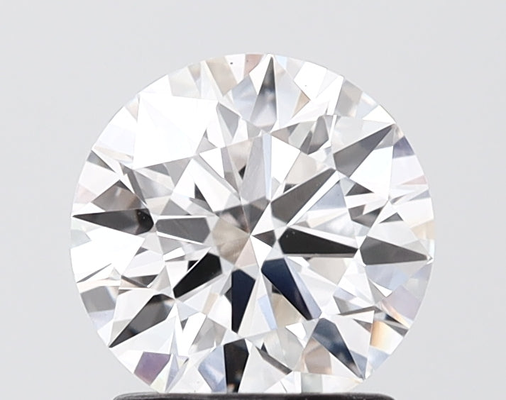 1.60 carat round lab grown diamond E color VS1 clarity