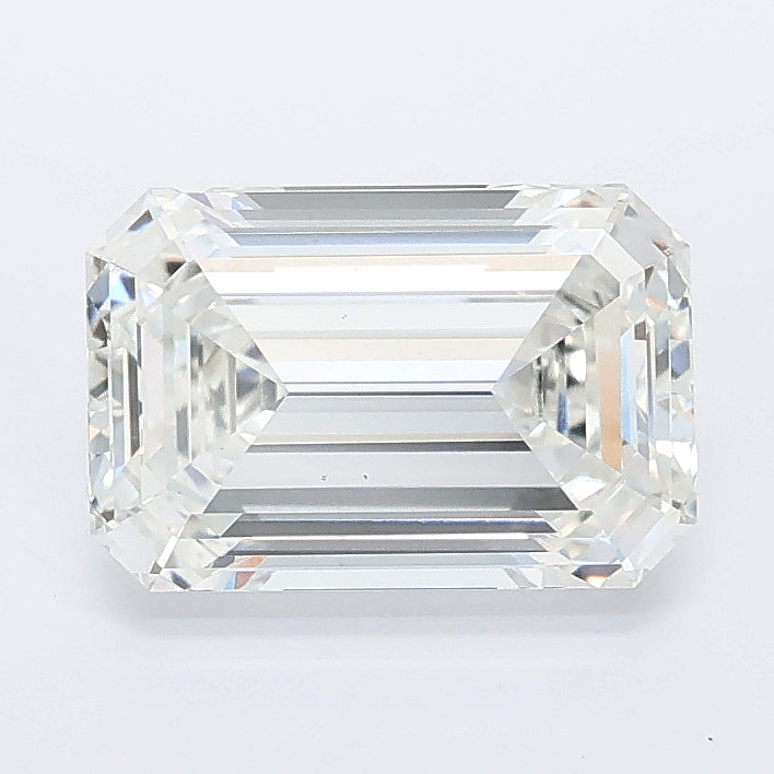 2.08 carat emerald lab grown diamond F color VS1 clarity