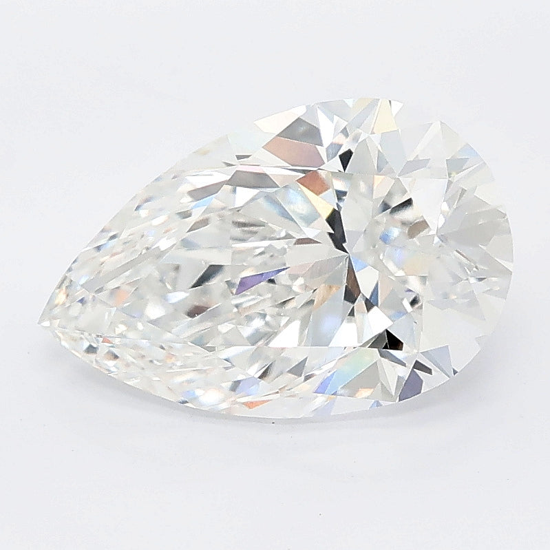 2.50 carat pear lab grown diamond E color VVS2 clarity